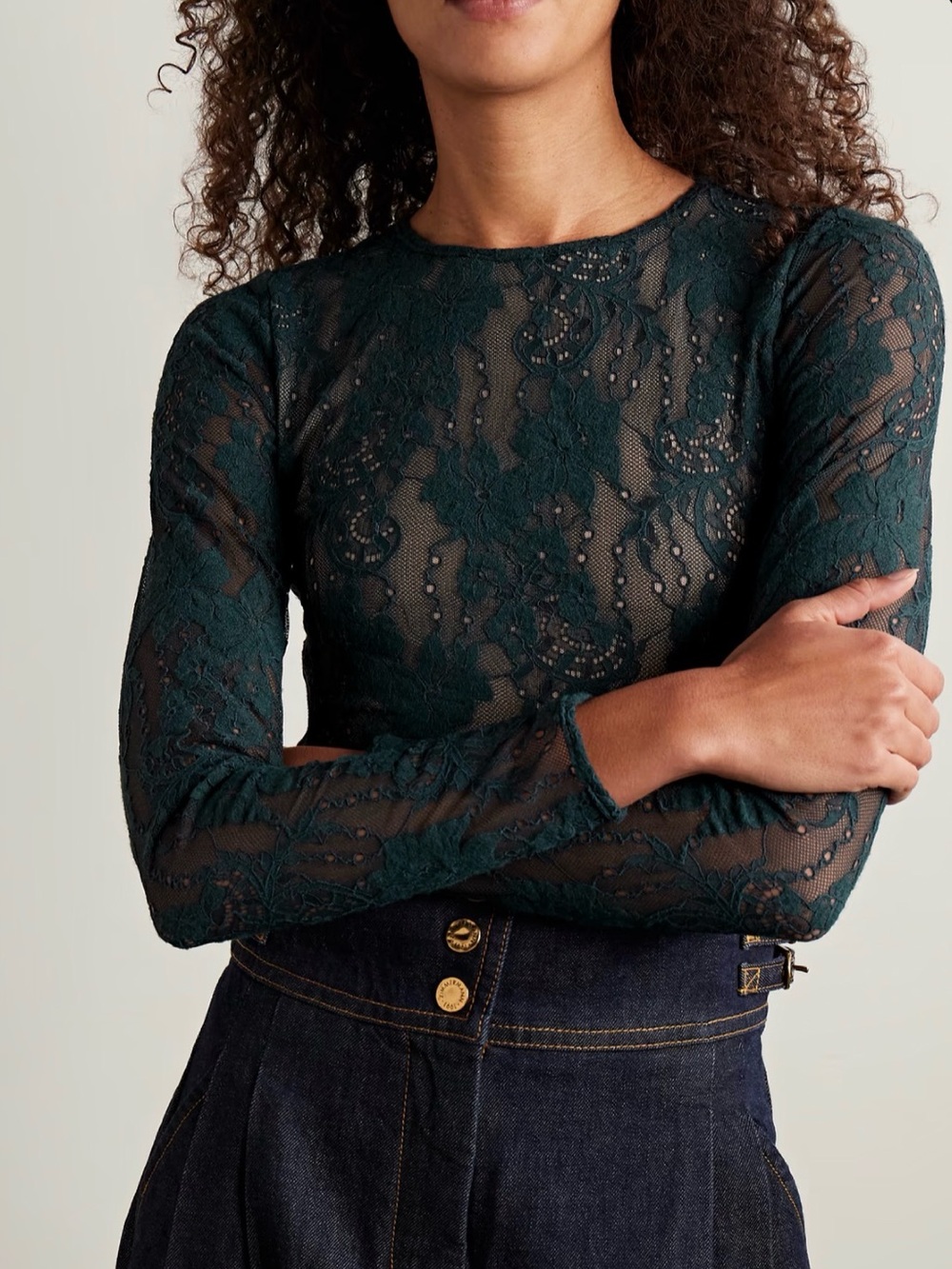 ZIMMERMANN
Lace bodysuit
Size OP